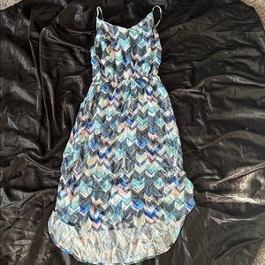 GAP Kids Dress - Blue and Pink Chevron